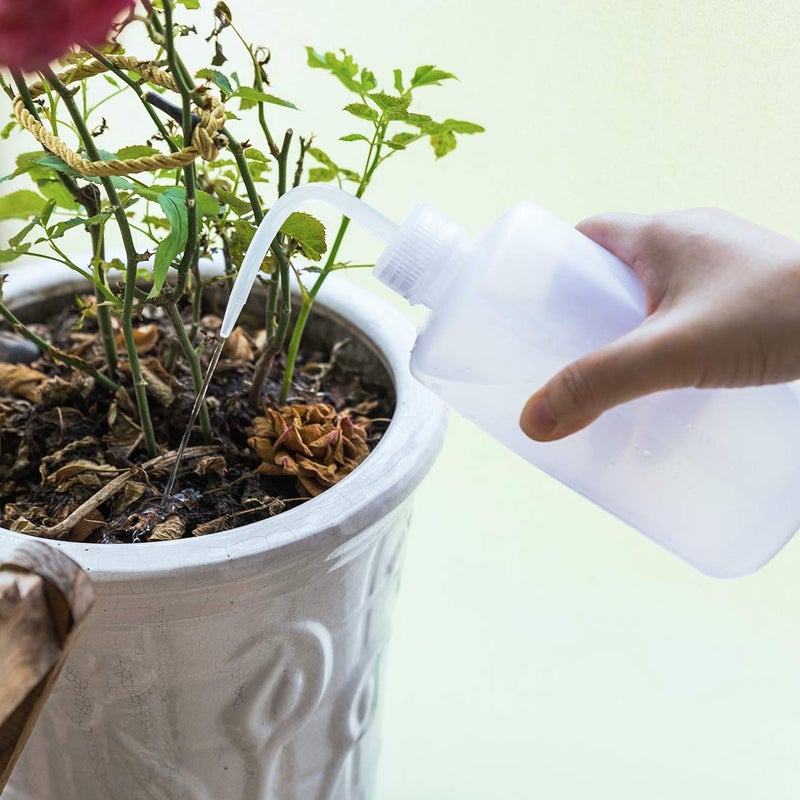 Oubest Squeeze Washing Bottle Succulent Watering Bottle 250ml + 500ml Water Squirt Irrigation Squeeze Sprinkling Can Plastic Wash Plant 2pc - Image 4